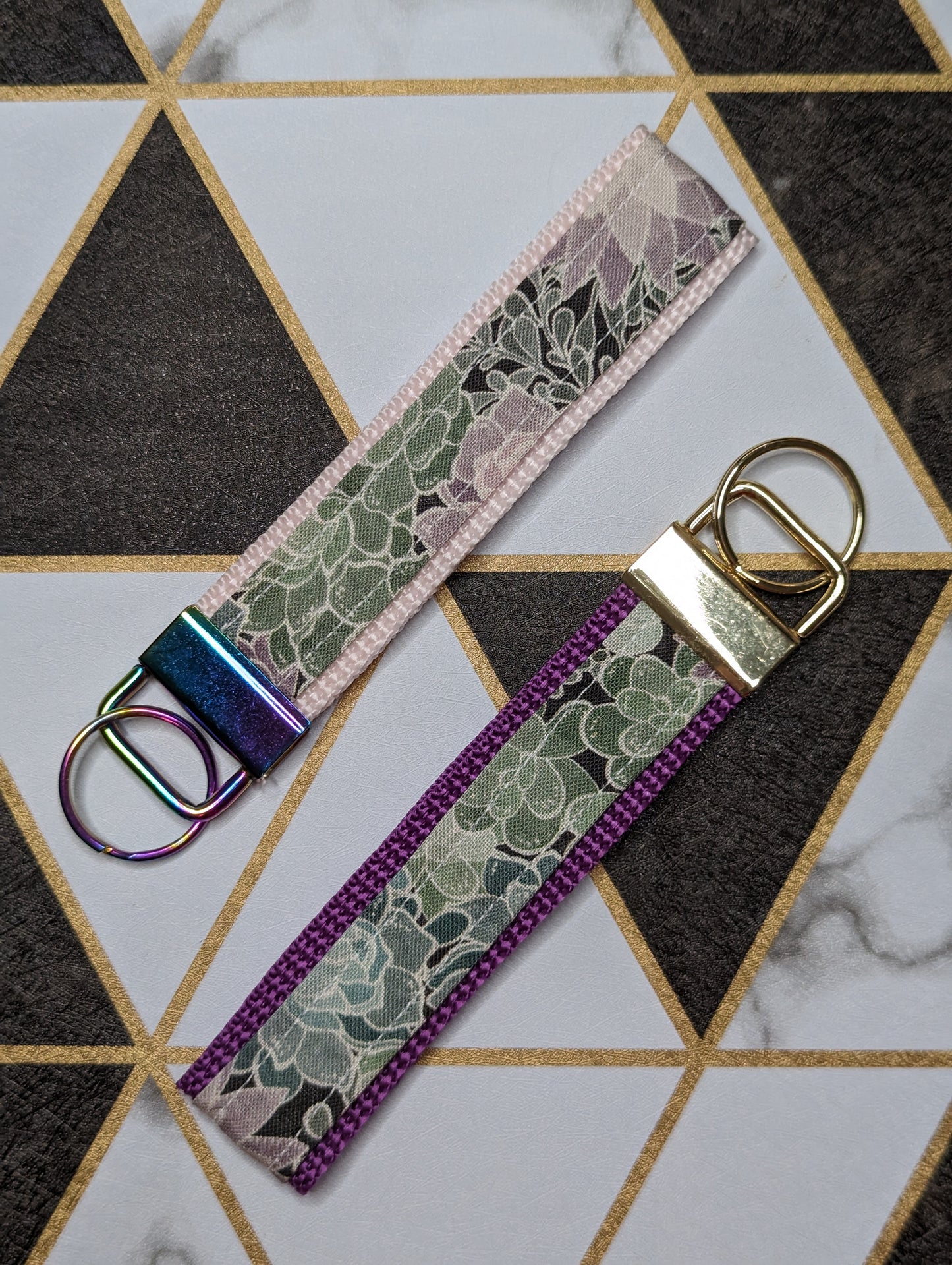 Succulent Keychain Strap