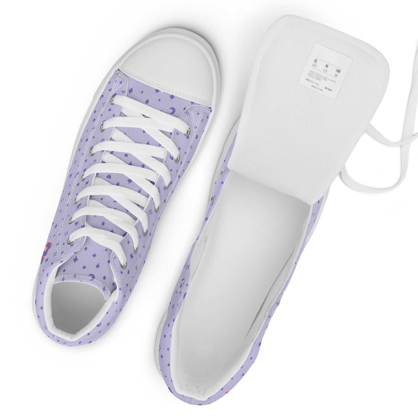 Magical Bitch Energy Men’s high top canvas shoes