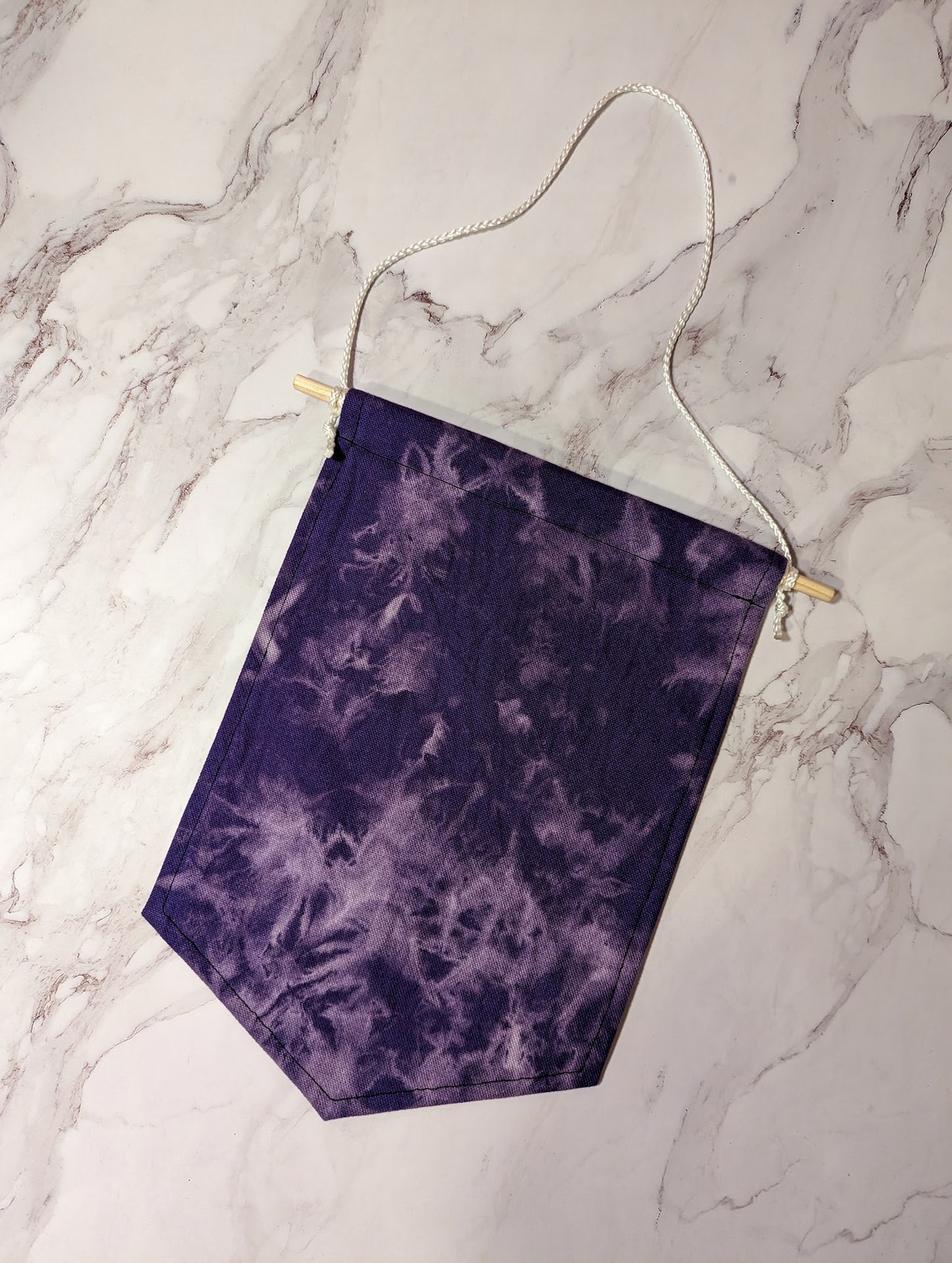 Purple Tie Dye Enamel Pin Banner - Large