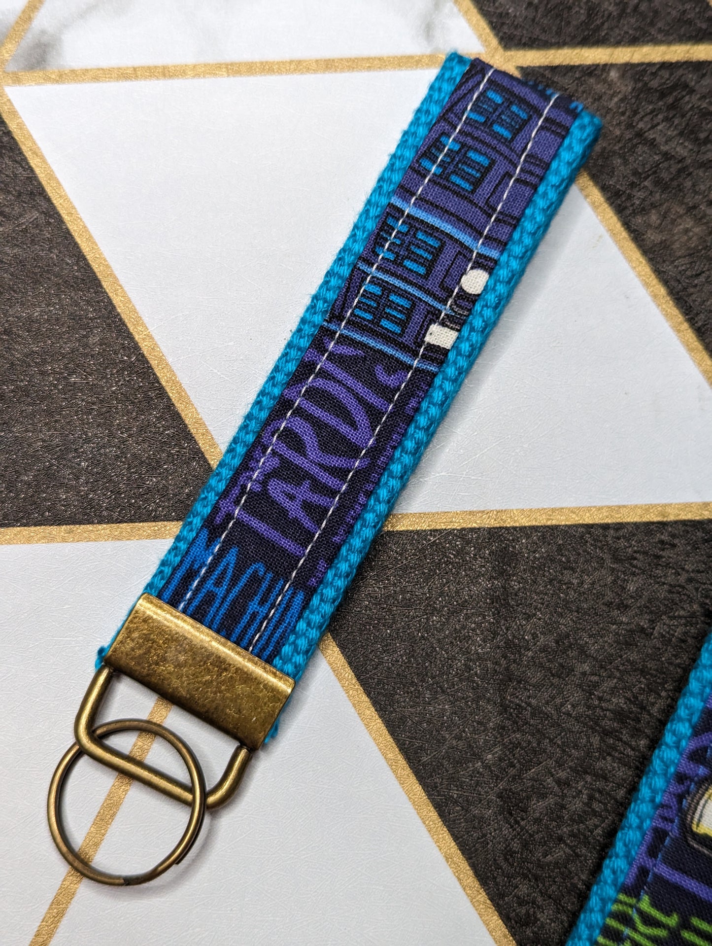 Doctor's Time Machine Keychain Strap