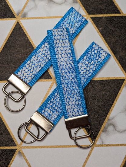 Blue Dragon Scale Keychain Strap