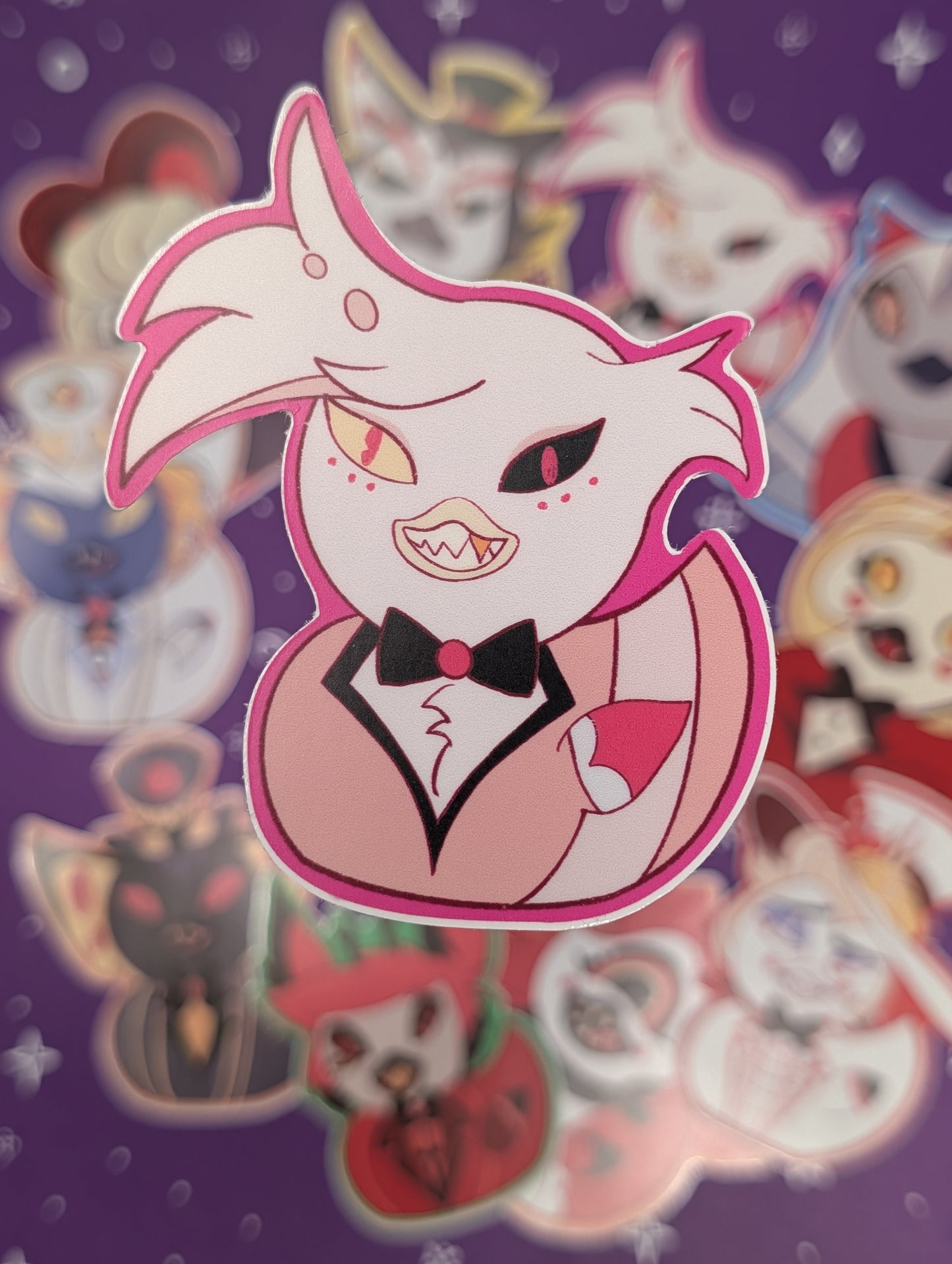 Hellish Hotel Duck Stickers