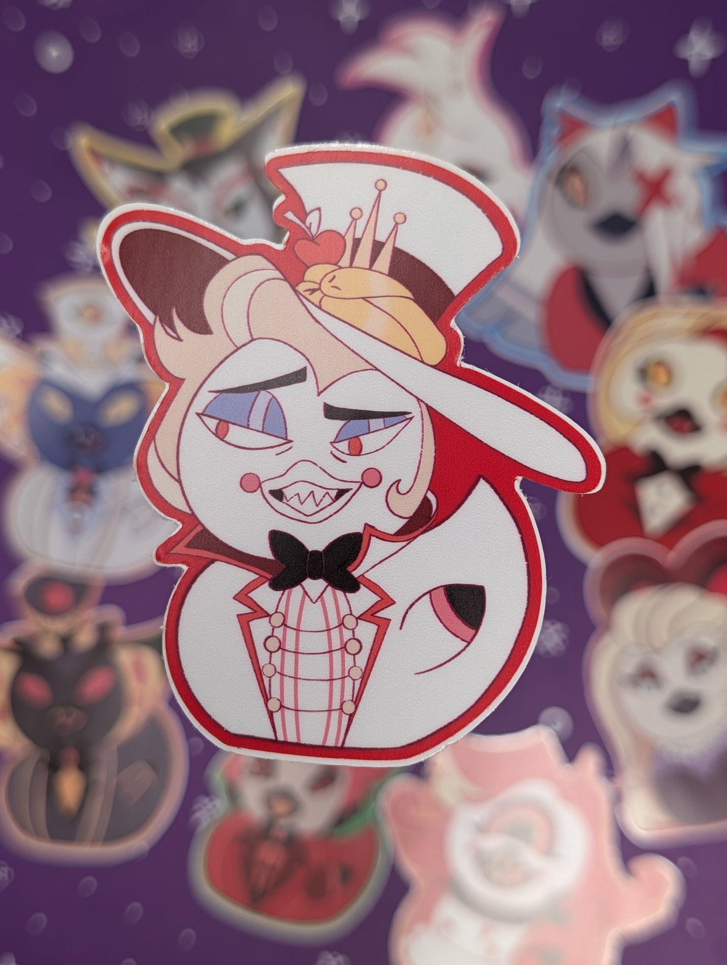 Hellish Hotel Duck Stickers