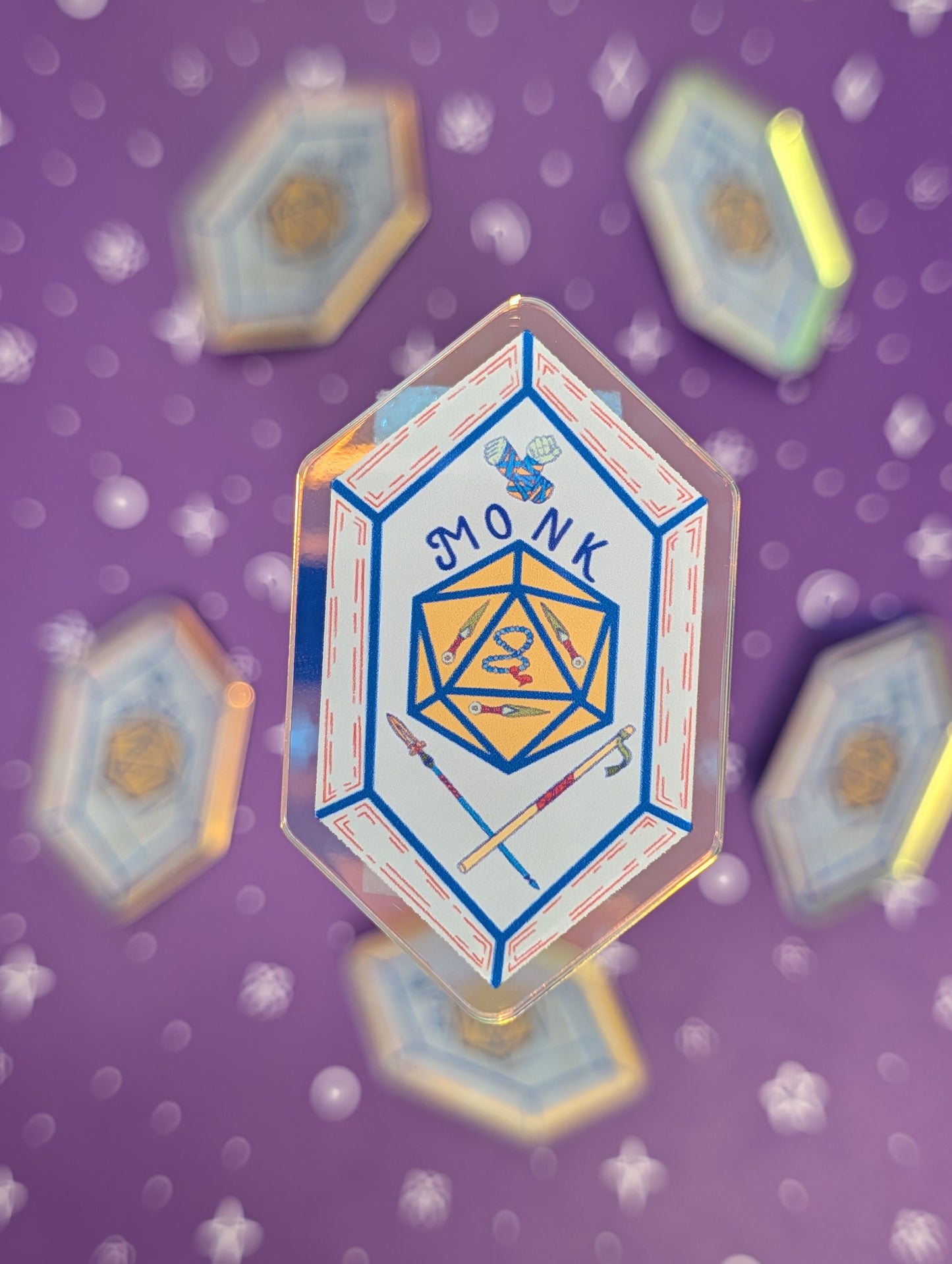Monk Holographic Pin