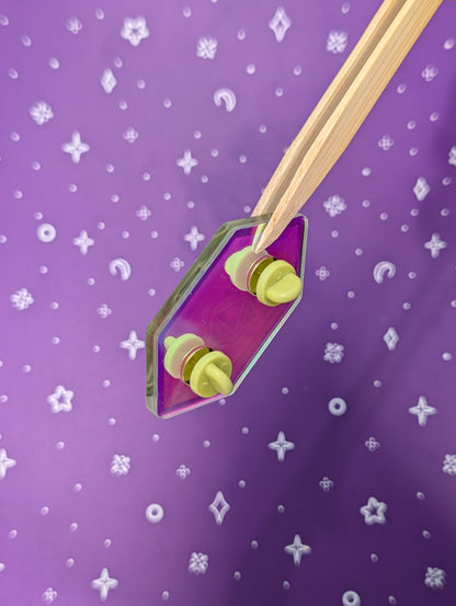 Warlock Holographic Pin