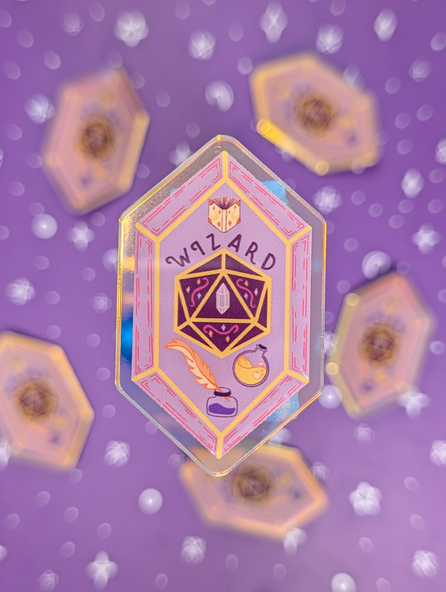 Wizard Holographic Pin