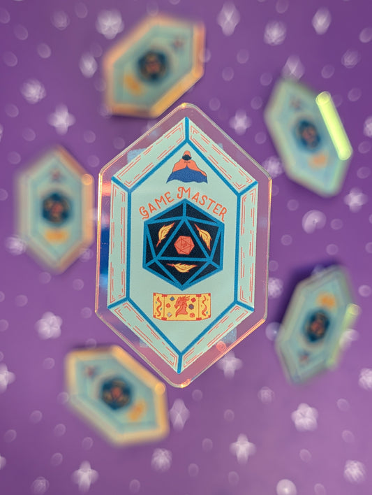 Game Master Holographic Pin