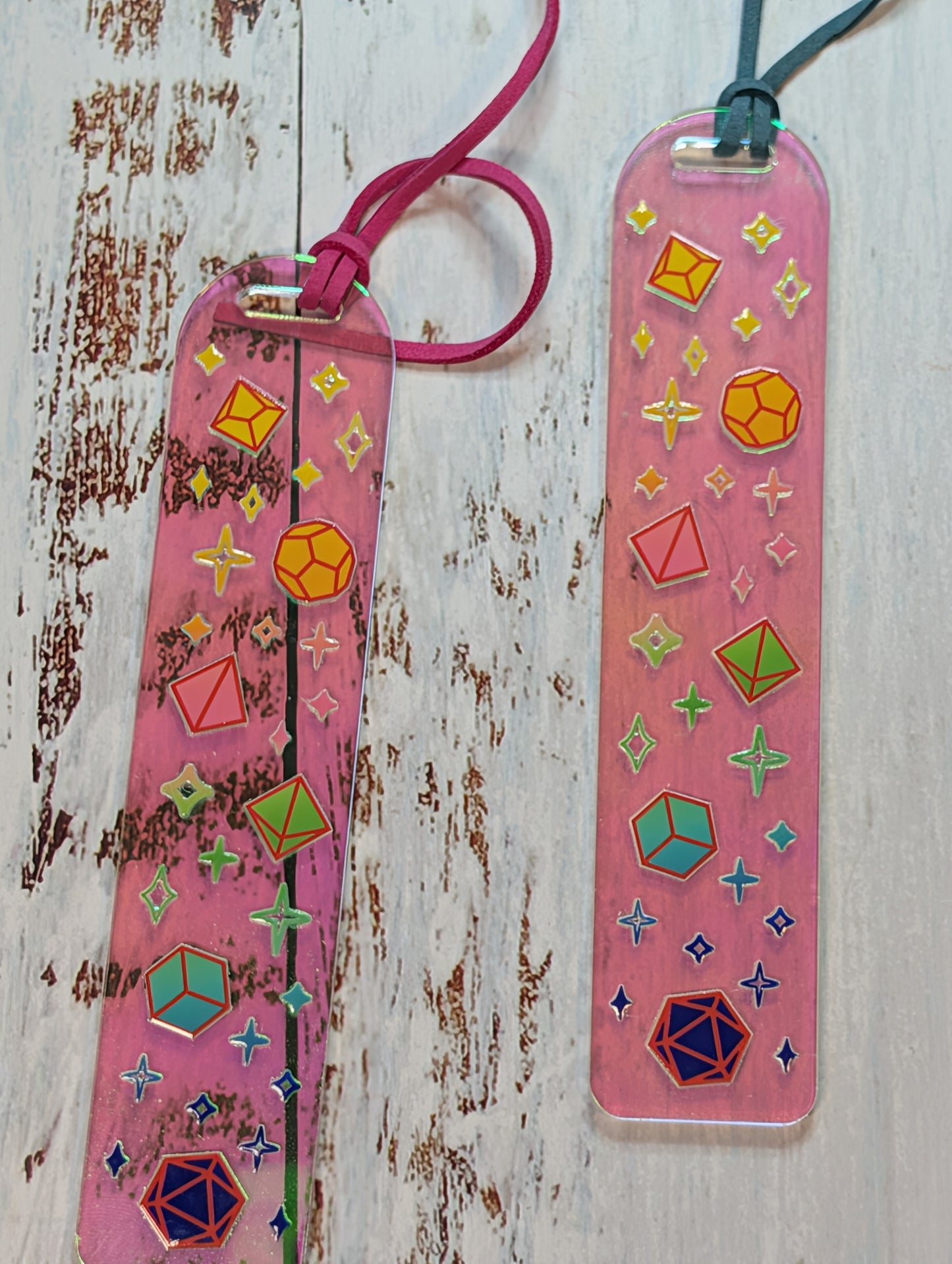 Dice Bookmark Holographic