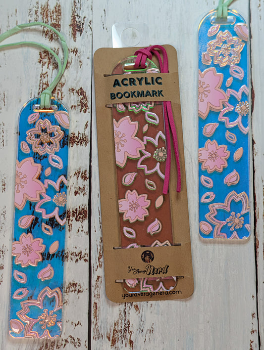 Sakura Blossom Bookmark Holographic