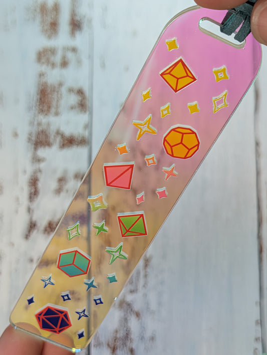 Dice Bookmark Holographic