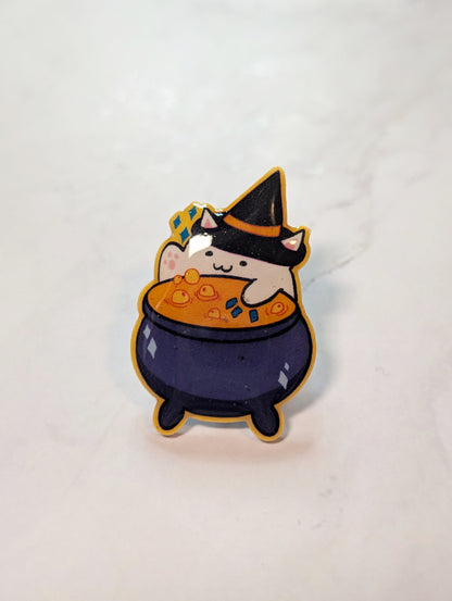 Witch Cat Pin