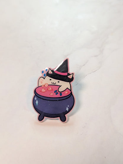 Witch Cat Pin