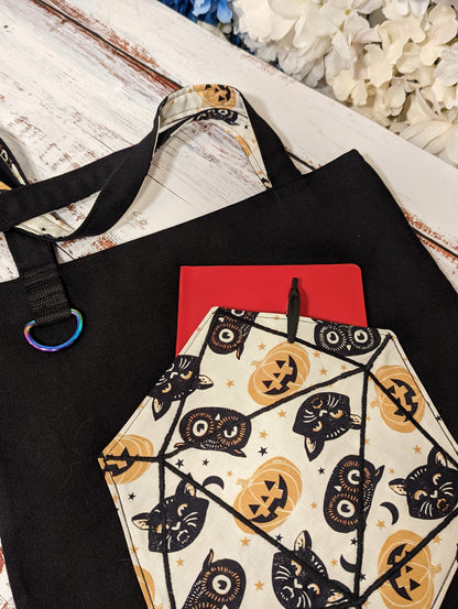 D20 Halloween Pocket Tote bag