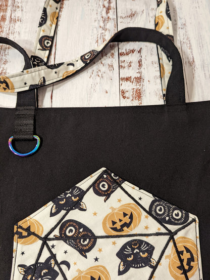 D20 Halloween Pocket Tote bag