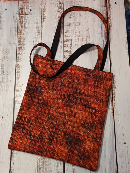 Red Scale Reversible Canvas Tote Bag