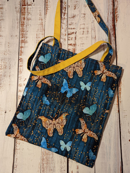 Butterfly Small Pocket Tote Bag