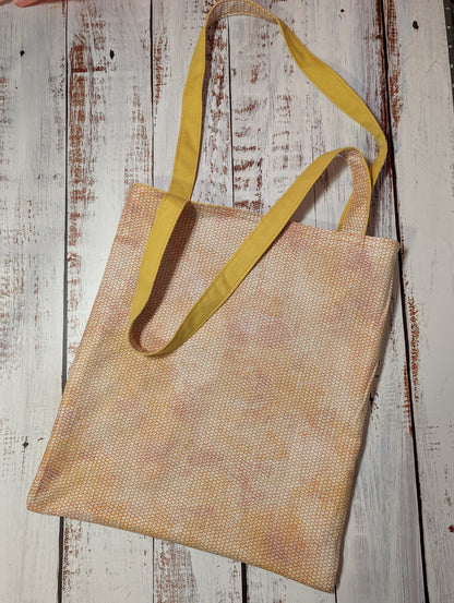 D20 Orange Scale Pocket Tote Bag