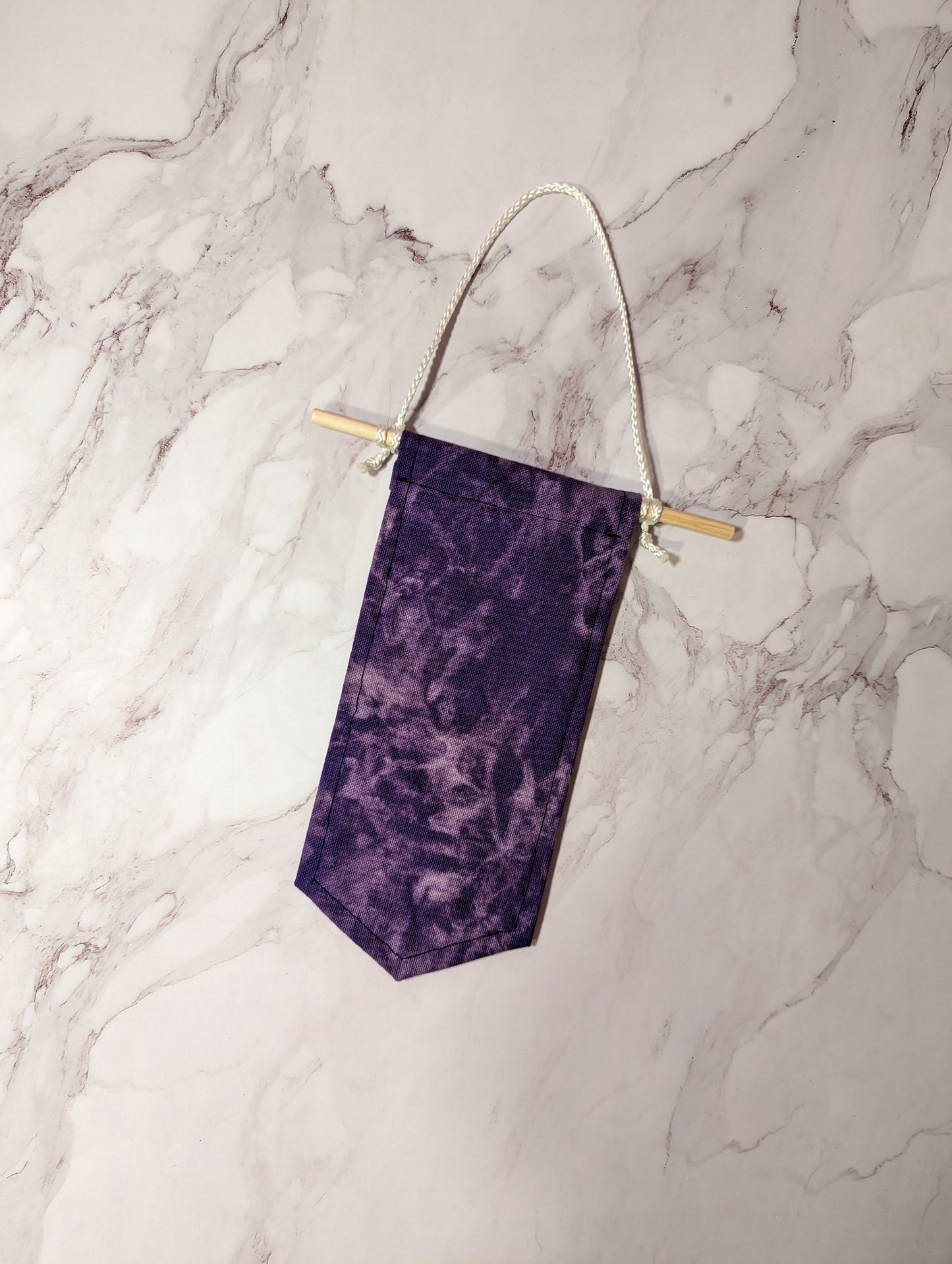 Purple Enamel Pin Banner - Small