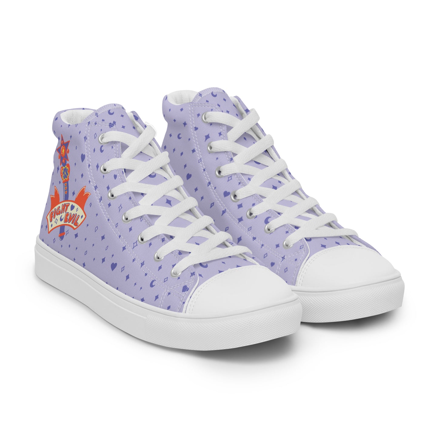 Magical Bitch Energy high top canvas shoes - Women